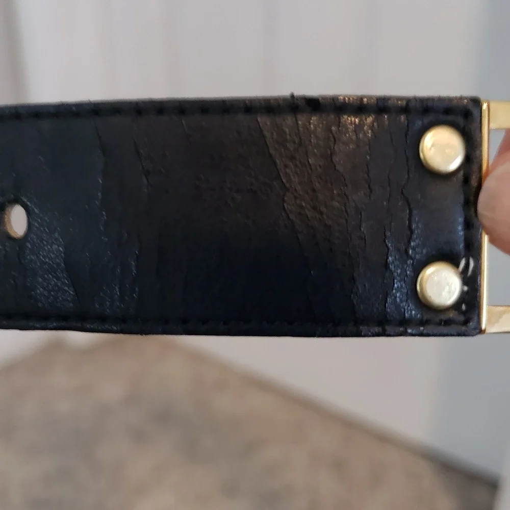 Vintage‎ Mondi Womens Bull Leather Statement Belt 33.5